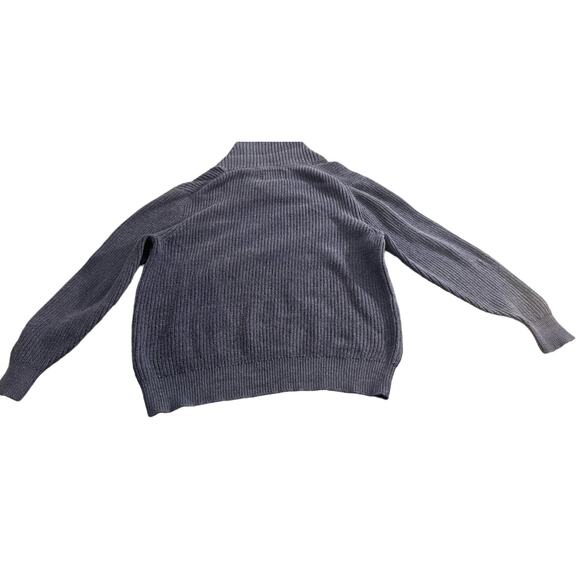 Original Vintage Weatherproof Sweater Mens LG Navy Blue Knit Turtleneck - Picture 5 of 10